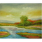 اليدوية الطبيعة مشهد النفط الطلاء على قماش مجردة الملونة حقل المشهد اللوحة جدار الفن لغرفة المعيشة ديكور