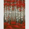 مرسومة باليد الفن الحديث النفط الطلاء بريتش فورست ، مجردة لوحة المناظر الطبيعية