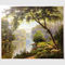 لوحات المناظر الطبيعية مشهد الغابات الطازجة الحديثة مجردة جدار الفن النفط الطلاء