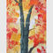 لوحة تجريدية لوحة زيتية سكين اليدوية المناظر الطبيعية الخريف الغابات لفنادق النجوم