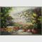 قماش مصنوع يدويًا لوحة زيتية متوسطية لوحة زيتية لحديقة الكتان