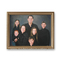 عائلة واقعية مخصصة صورة زيتية قماش 5 سنتيمتر لتزيين المنزل