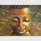 لوحة زيتية تايلاندية ، لوحة زيتية حديثة لتمثال بوذا ، لوحات زيتية قماشية تجريدية مصنوعة يدويًا شرقية