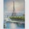 انطباع باريس النفط الطلاء باريس ستريت تمتد إطار لوحة واحدة مكتب ديكو